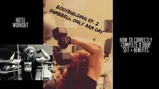 New DB Only Arm Workout + benefits of Drop Sets ll Bodybuilding ep. 2