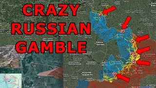 11 KM Long Russian Push Reveals Crazy Russian Gamble At Encircling Ukrainian Forces East of Kupyansk