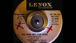 Little Esther Phillips & Big Al Downing - YOU NEVER MISS YOUR WATER (TIL THE WELL RUNS DRY) (1963)
