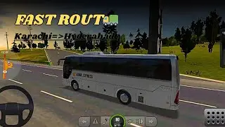 Fast Bus Driving 🚍 | Sharp Turns & Clean Route | Bus Simulator Gameplay