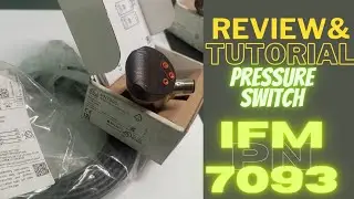 PN7093 digital pressure switch IFM - Review dan tutorial 💡