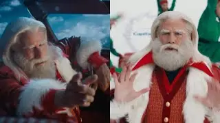Capital One Commercial 2025 John Travolta Santa Claus Greased Lightnin Ad Review