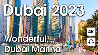 Dubai 🇦🇪 Wonderful Dubai Marina [ 4K ] Walking Tour