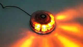 30W 10 LED Emergency Beacon Light Bar Car Roof Warning Strobe Flash Lamp Amber