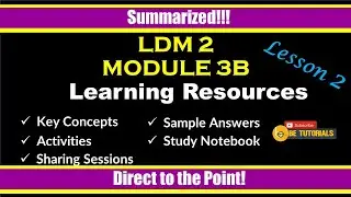 LDM2 Module 3B Lesson 2 Accessing the LR Materials