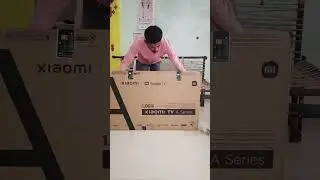 Mi TV unboxing installation #tv#tvinstallation#installation#tecnical#subscribe