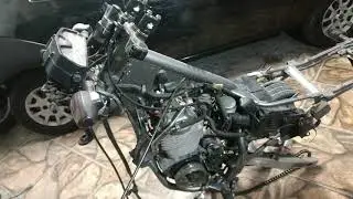 Recupera&ccedil;&atilde;o e pintura Honda Falcon NX 400