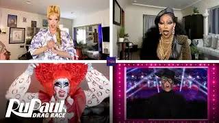 LIVE Reaction to Season 12 Winner w/ Crystal, Gigi & Jaida Essence Hall | RuPaul's Drag Race