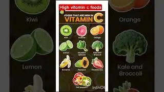 🥝High vitamin c foods 🥝#vitaminc #vitamincbenefits #High vitamins