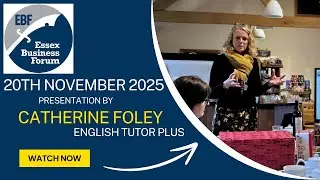 Business Networking Meeting 20/11/25 - Catherine Foley - English Tutor Plus