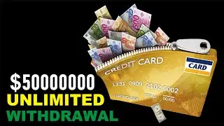 FREE CREDIT CARD WITH MONEY - Visa, Td, Bank America, MasterCard *$50000000 Unlimited Withdrawal*