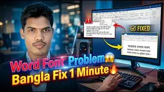 Microsoft Word-এ বাংলা লেখার সময় ফন্ট কেন বদলে যায়? সমাধান এক মিনিটেই!