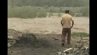 Pobladores asustados por crecida del Río Chillón: 