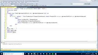 How to specify multiple arguments in a procedure