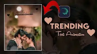 Instagram Trending //Text Animation editing in tamil // Alight motion // in tamil 2022