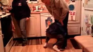 2 brothers fake fighting