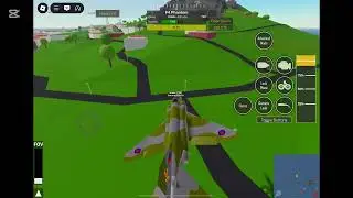 Flying Flight Jester-7780 F4 Phantom Plane in PTFS on Roblox