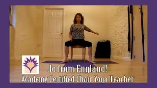 Jo in England shares 2 creative Chair Yoga Vignettes - Yoga Vista Academy Grad