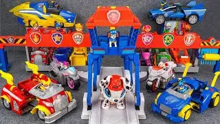 Satisfying Unboxing, Cool Paw Patrol Truck Stop HQ Playset | Paw Patrol Power Changing Vehicle Set