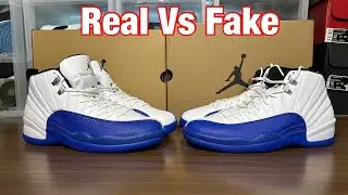 Air Jordan 12 Game Royal/BlueBerry Real Vs Fake Review