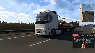 Mini Excavator JCB 19C-E, Dumpster JCB HTD-5E 4t | Volvo FH6 Aero | 780 HP | Bordeaux - Bayonne #608
