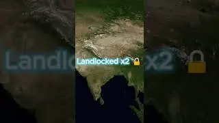 Double Landlocked countries in the world | World | Geography | Animation |