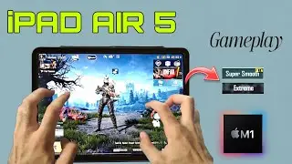 IPAD AIR 5 PUBG/BGMI TEST 🔥 M1 chip😍 || FULL GYRO + 4 FINGER GAMEPLAY