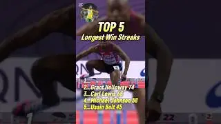Top 5 Longest Winning Streaks in Sprinting History