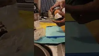 Tasty cassava with coconut milk