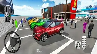 All New Unlimited Colourful Car 🚕 Parking The Gass Pump Driving Class Game-3D Simulator Gameplay 3d 