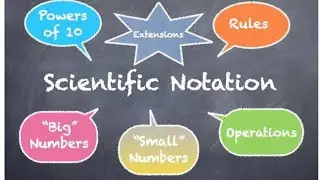 Scientific Notation ll Rules ll Multiplication ll Division ll Addition ll Subtraction ll Example ll