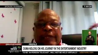 Duma Ndlovu on the inaugural Golden Elephant Lifetime achievement awards