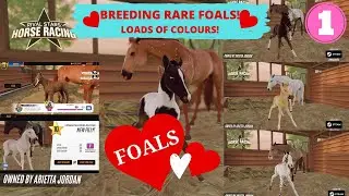 RARE and CUTE foals in Rival Stars Horse Racing 2020 I LOVE THEM ALL!  1 LadyRangerGamer