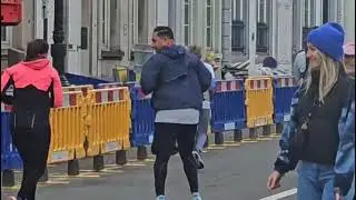 HALVE MARATHON IN STADJE  BRUSSEL