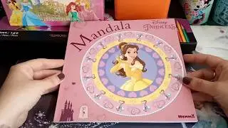 📚 Coloring book review - Disney Mandala princess coloring book by Hemma