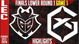 G2 vs GX Highlights Game 1 | LEC Season Finals 2024 Lower Round 1 | G2 Esports vs GiantX G1