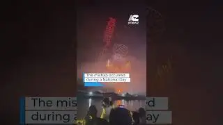 Fireworks show in China turns chaotic as sparks rain over crowd