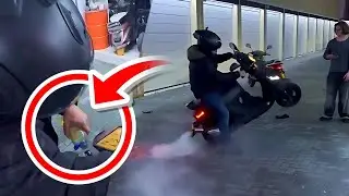 IK GOOI DIESEL IN MIJN ZIP 70CC 2T 