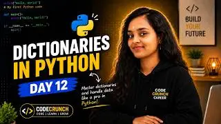 Learn Python Dictionaries in just 5 Minutes| Day 12 | 100 Days of Python| Python Interview Questions