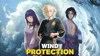What if Naruto had a special defense like Gaara, but with wind?