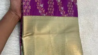 Special design kanchipuram semi silk sarees booking number 808838 5224 