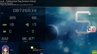 8,95 ⭐ WhiteDoable | wuk - Sidetracked Day [mizto's Extra] +HDDT 96.87% FC | 812pp - osu!