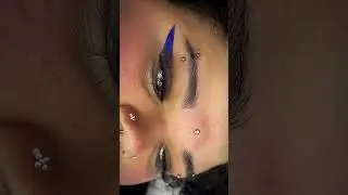 Forehead dermal piercing 💎 Underground Tattoos Watford, UK 🇬🇧