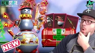 INSANE NEW LEGENDARY MCX SKIN! Snowbot Crate Opening | New State Mobile