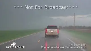 4/10/2019 - Large Hail (Egg Size) Barrage South of Beloit, KS (Strong Language)