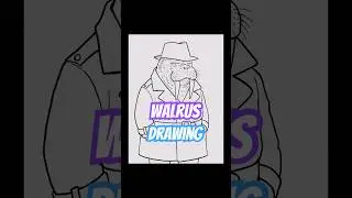 walrus drawing ￼