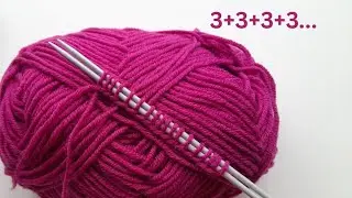 सिर्फ तीन फंदो का बुनाई का डिजाइन #sandhyaknittingknot132 #knitting