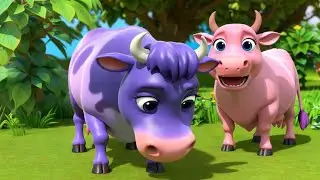 🌈🐮 Rainbow Moo Dance Party! | Fun Cow Song for Kids 🎶
