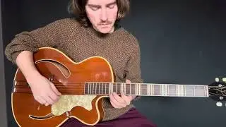Early 1960s Hofner 462 S archtop guitar demo
