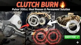 Pulsar NS200/AS200/RS200 All Motorcycle Clutch Plate Burn Problem | Actual Cause & Fix